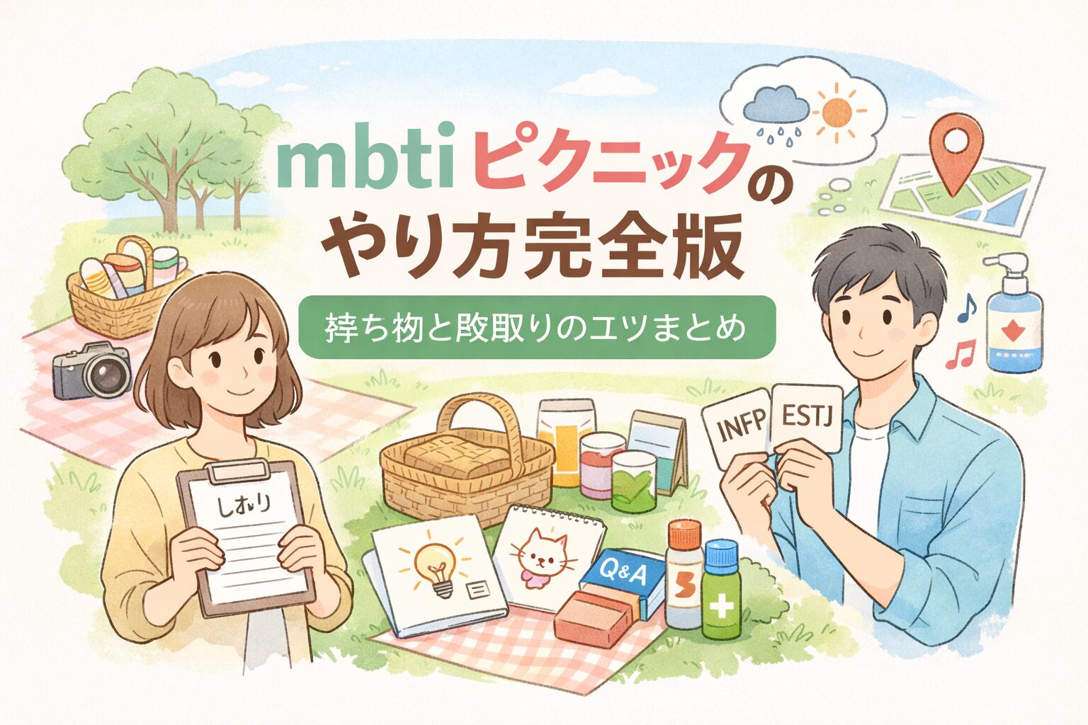 mbtiピクニックのやり方のイメージ図