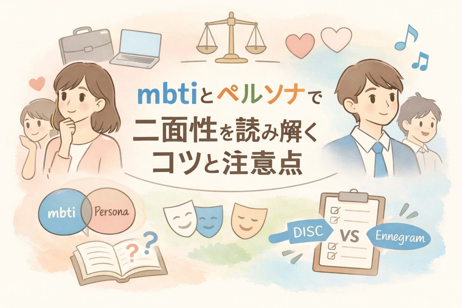 mbtiとペルソナで二面性を読み解くime-ji