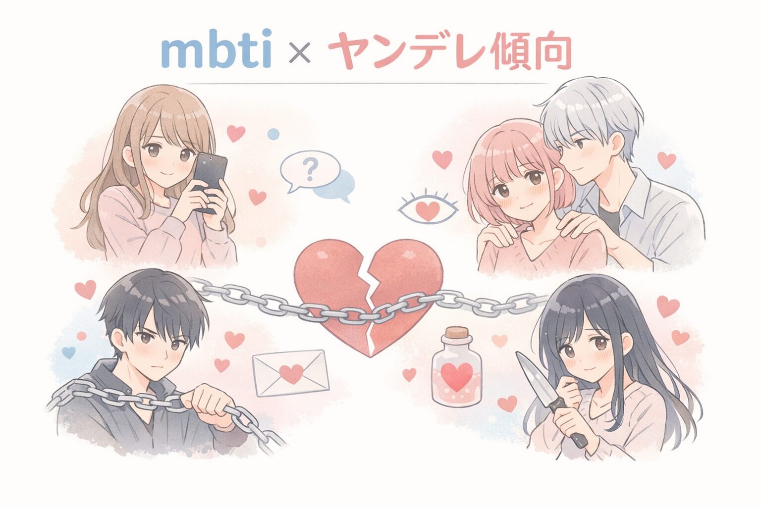 mbtiでヤンデレ傾向を分解！不安・献身・管理の整え方入門のイメージ図