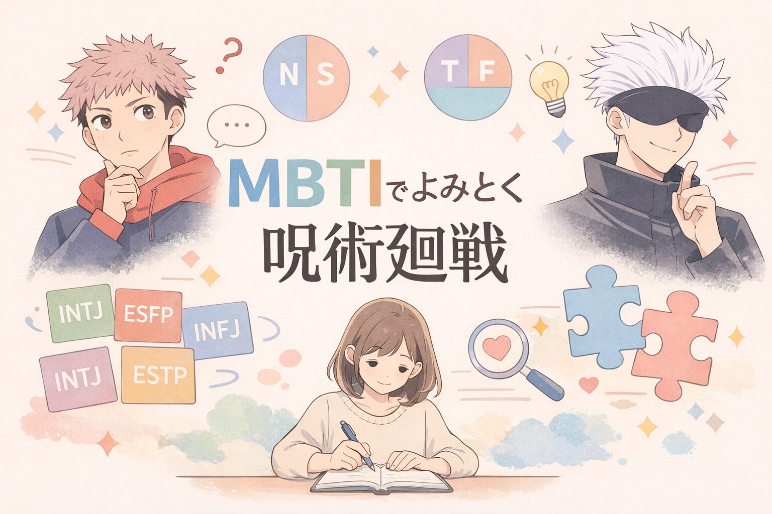 MBTIで読む呪術廻戦のイメージ図
