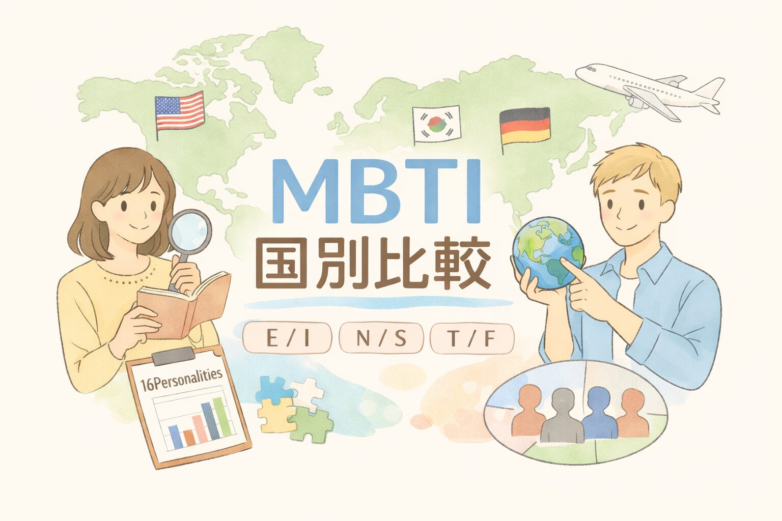 MBTIの国別データを正しく読む方法のイメージ図