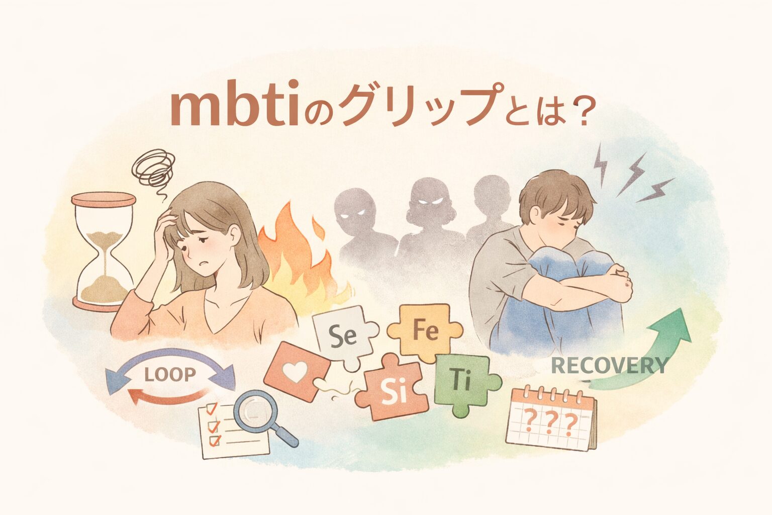 mbtiのグリップとは？のイメージ図