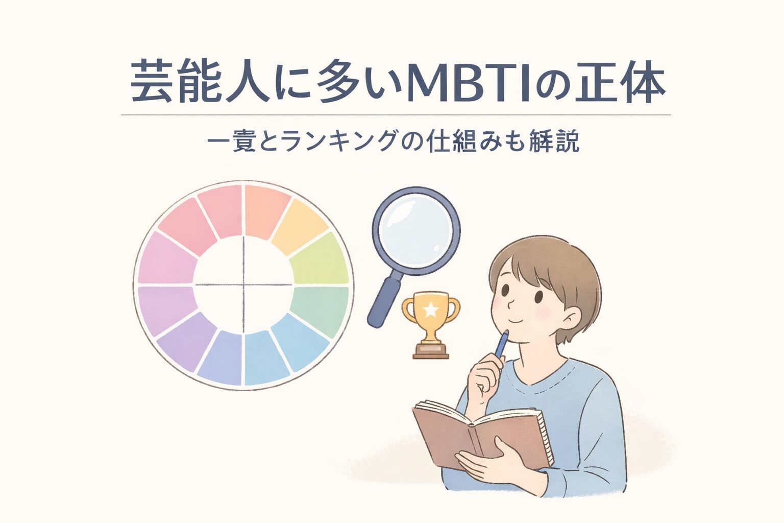 MBTIで芸能人に多いタイプリストのイメージ