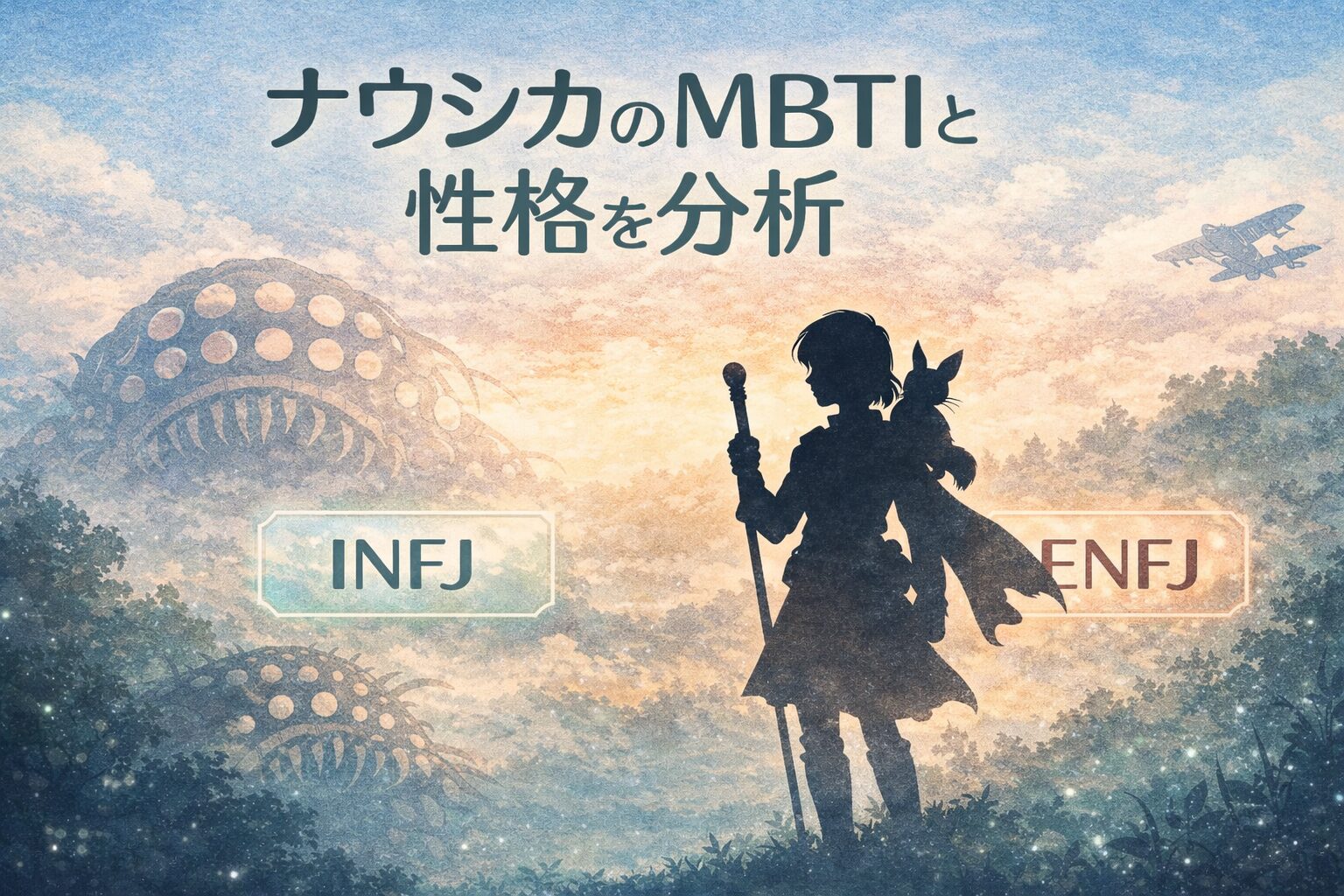 「風の谷のナウシカ」ナウシカのMBTI型は？性格や特徴を徹底考察のイメージ図