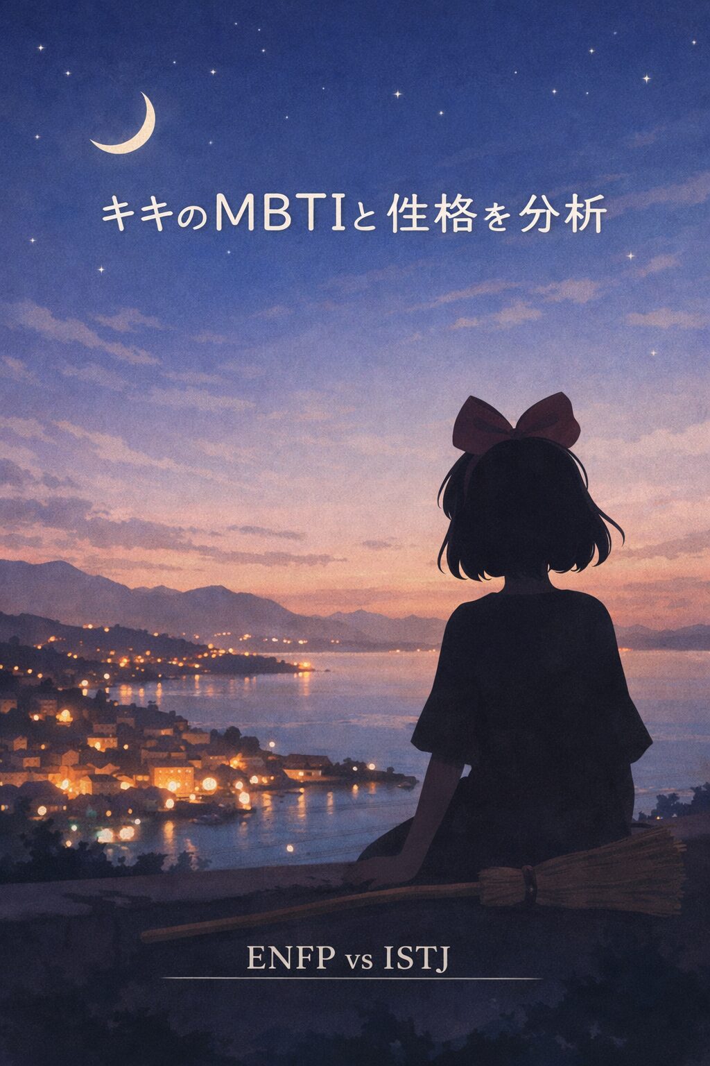 「魔女の宅急便」キキのMBTI型は？人物像を性格タイプから考察のイメージ図