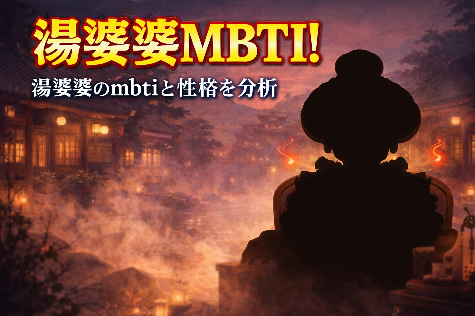 「千と千尋の神隠し」湯婆婆のMBTI型は？性格タイプから徹底考察のイメージ図