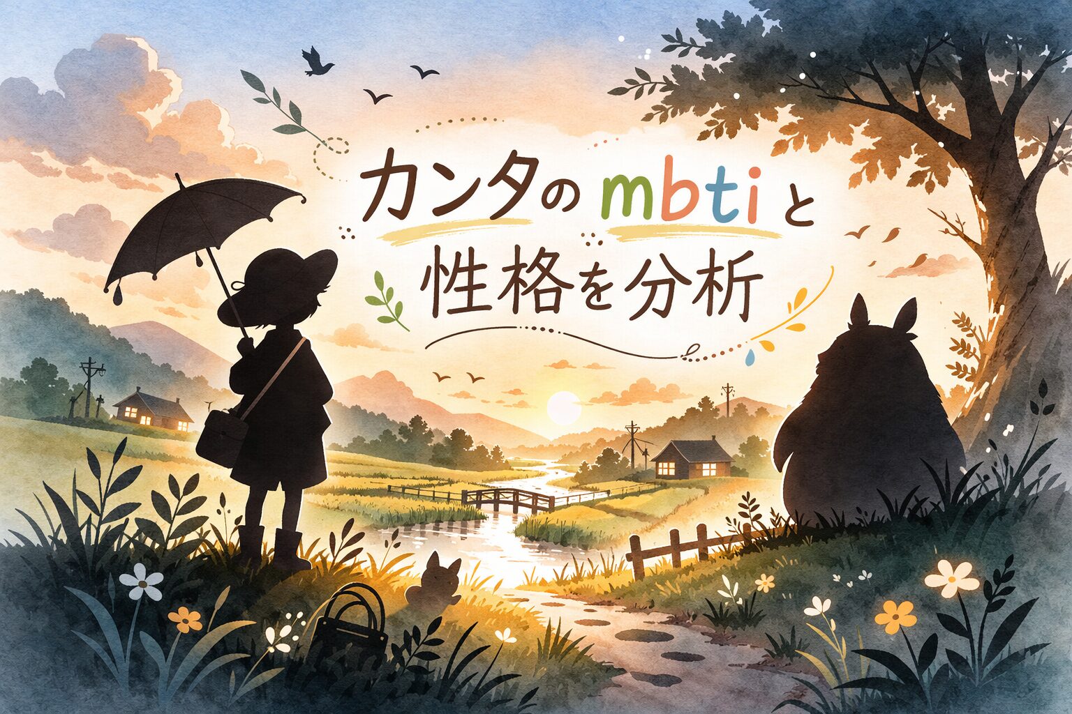 「となりのトトロ」カンタのMBTI型は？人物像を性格タイプで考察のイメージ図
