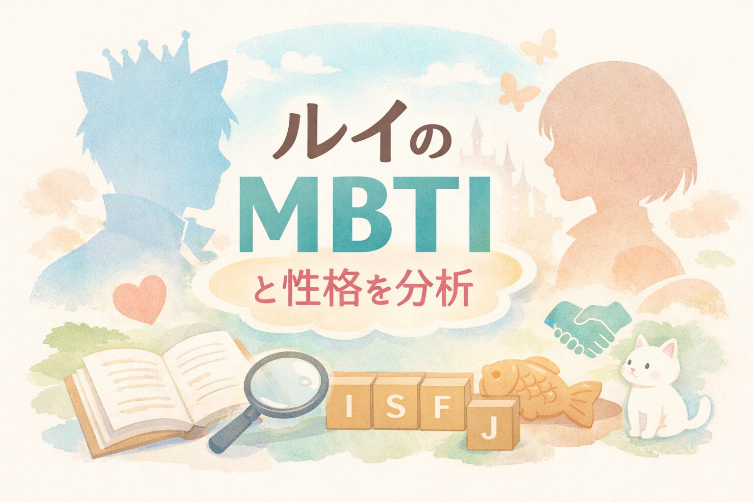 「猫の恩返し」ルイのMBTI型は？人物像を性格タイプから鋭く考察のイメージ図