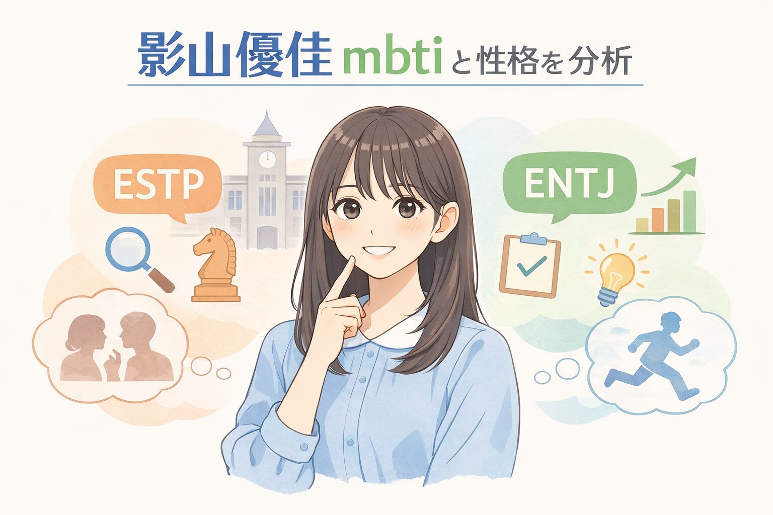 影山優佳のMBTI診断は？言動や性格の傾向からタイプを考察のイメージ図