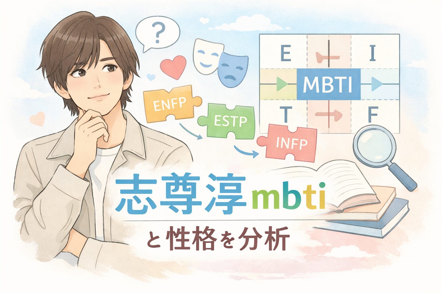 志尊淳のMBTIは？言動や性格の傾向からタイプを考察のイメージ図