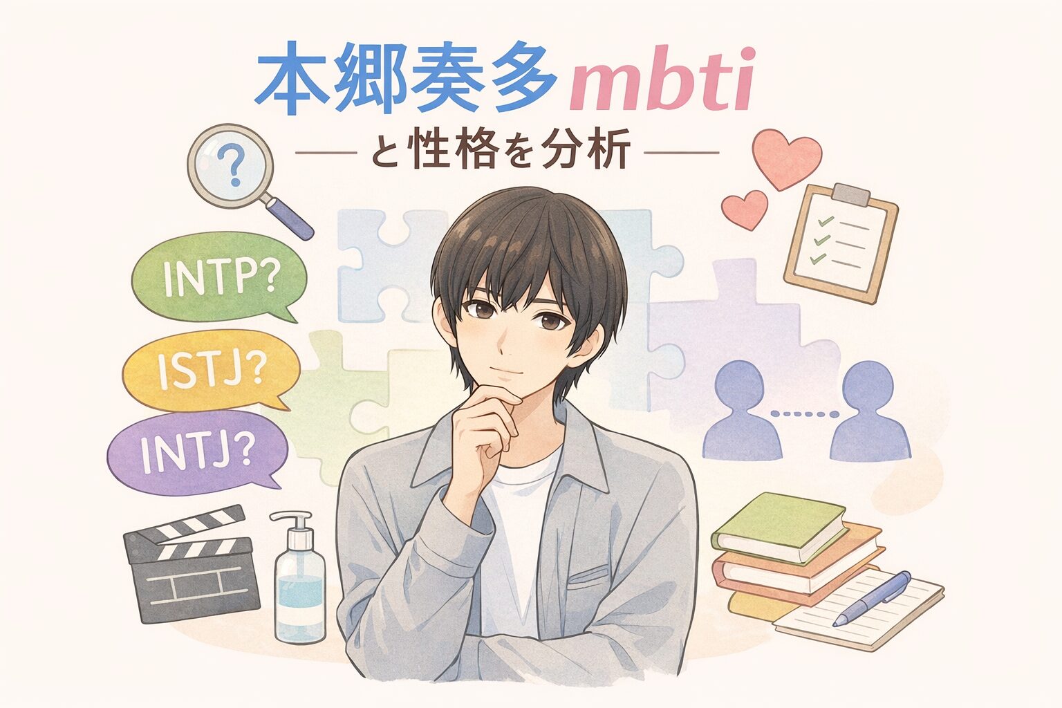 本郷奏多のMBTI型は？人物像を性格タイプから徹底考察のイメージ図