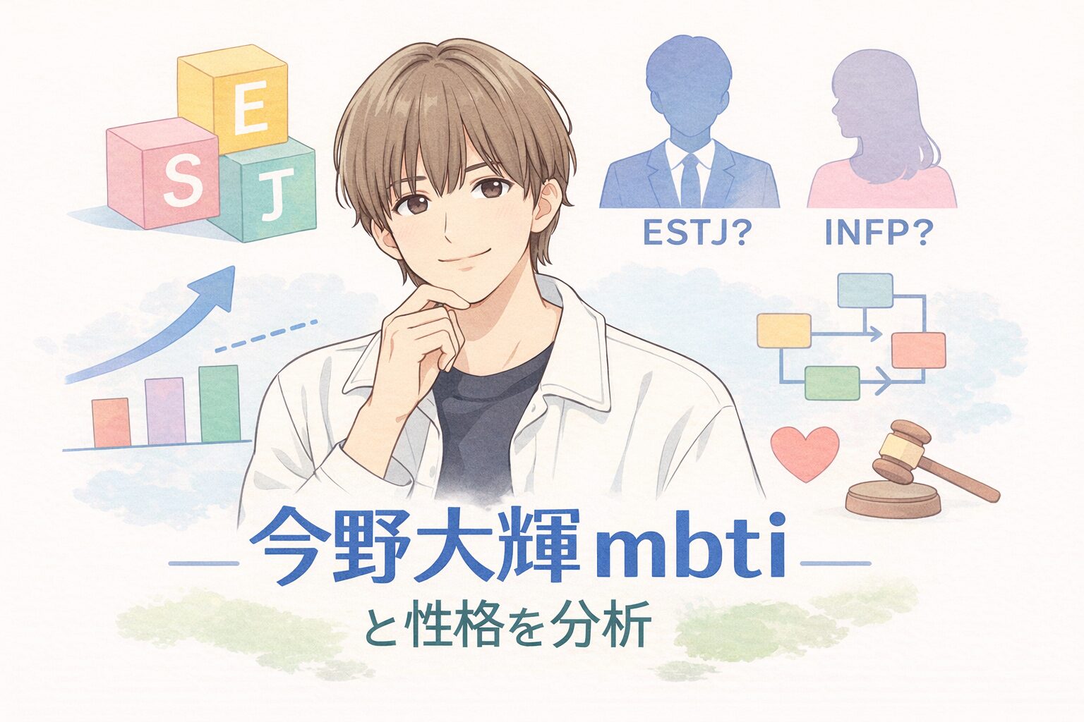 今野大輝のMBTIは？言動や性格の傾向からタイプを考察のイメージ図