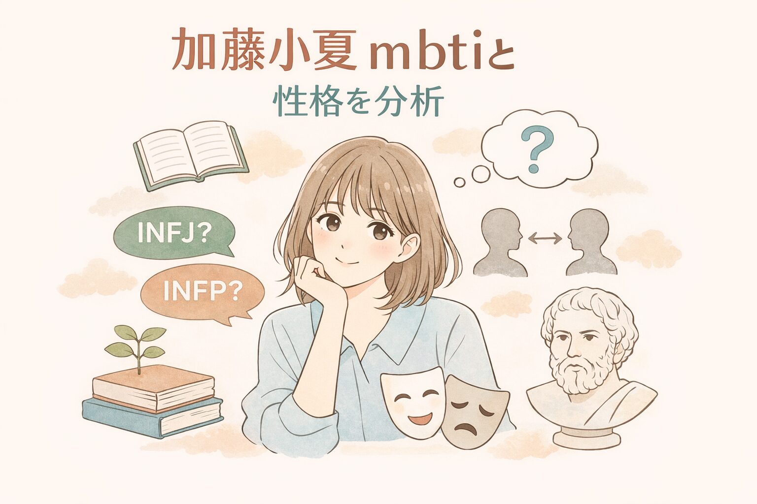 加藤小夏のMBTIは？言動や性格の傾向からタイプを考察のイメージ図