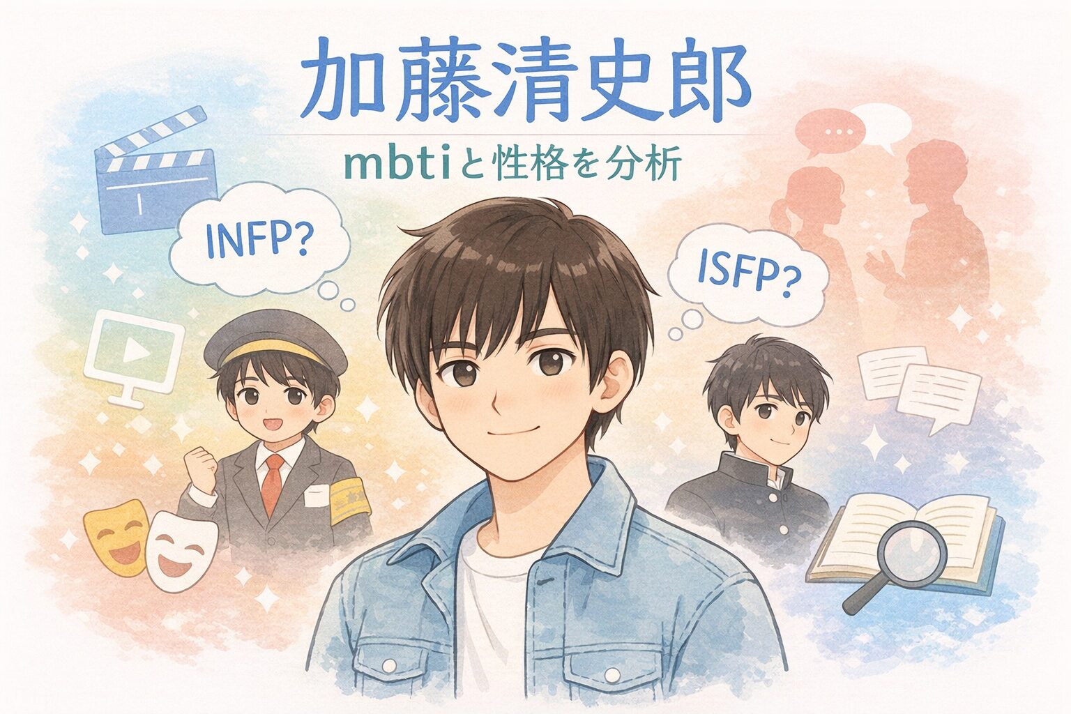加藤清史郎のMBTIは？言動や性格の傾向からタイプを考察のイメージ図
