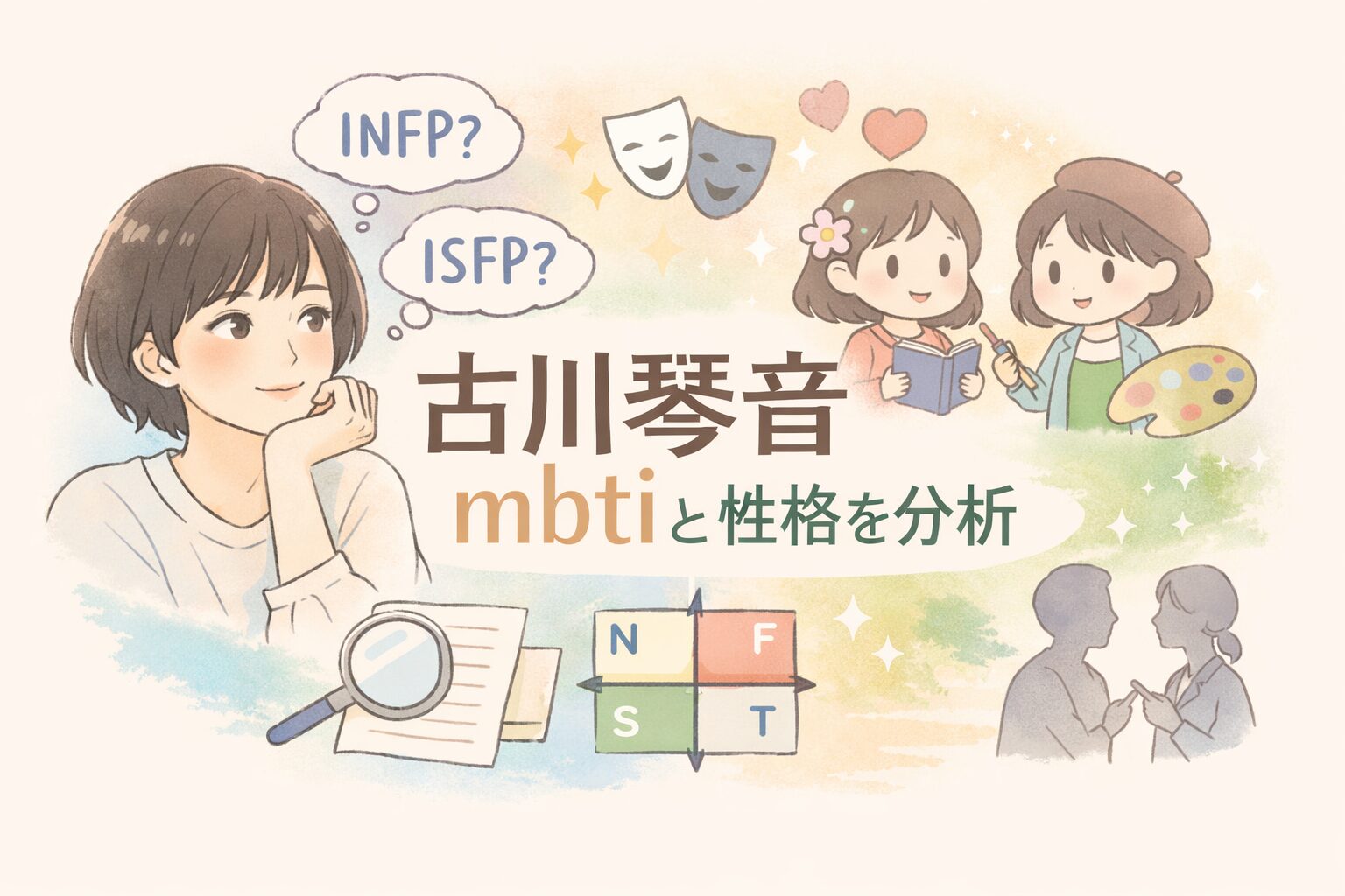古川琴音のMBTIは？言動や性格の傾向からタイプを考察のイメージ図