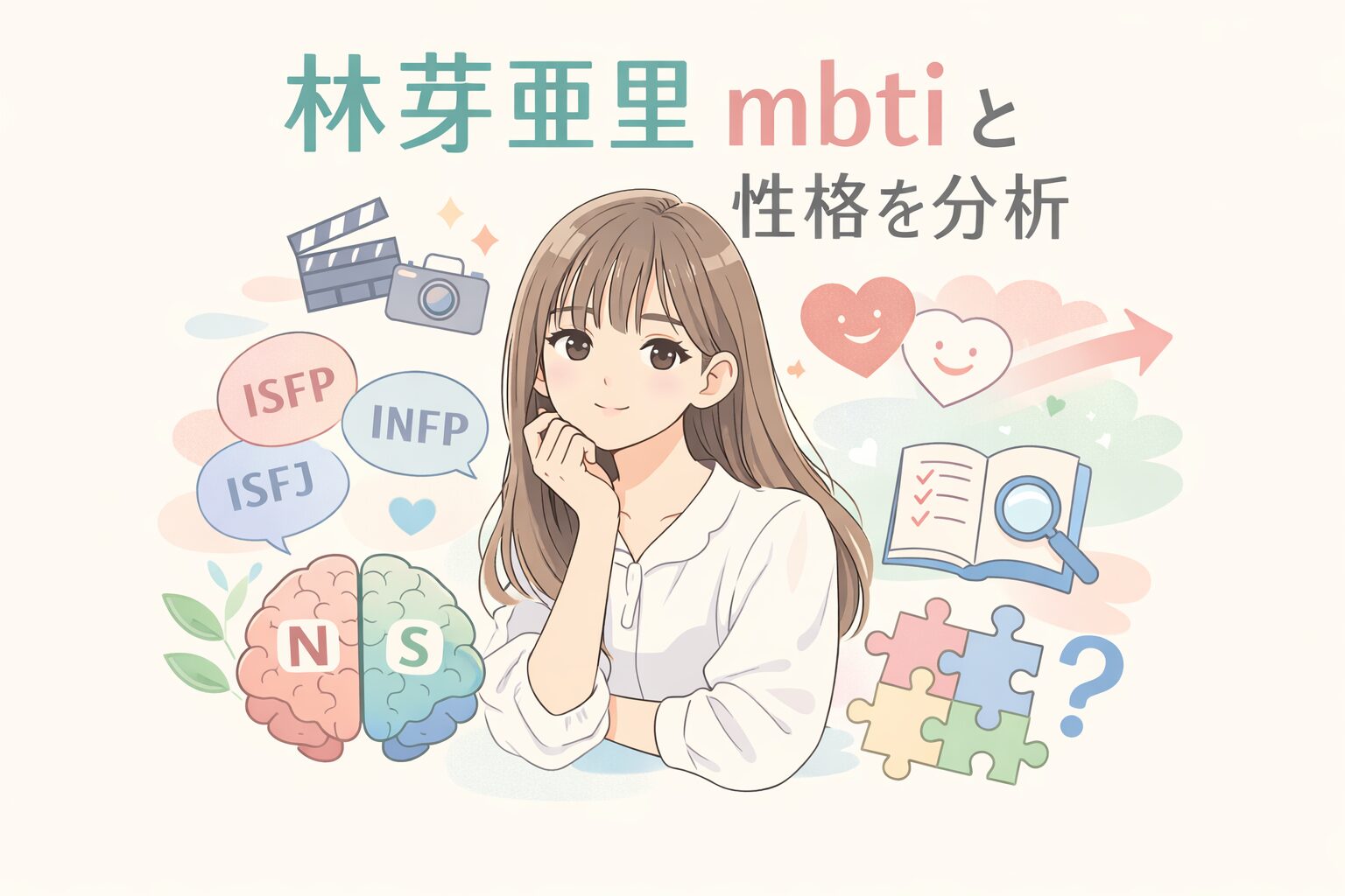 林芽亜里のMBTIは？言動や性格の傾向からタイプを考察のイメージ図