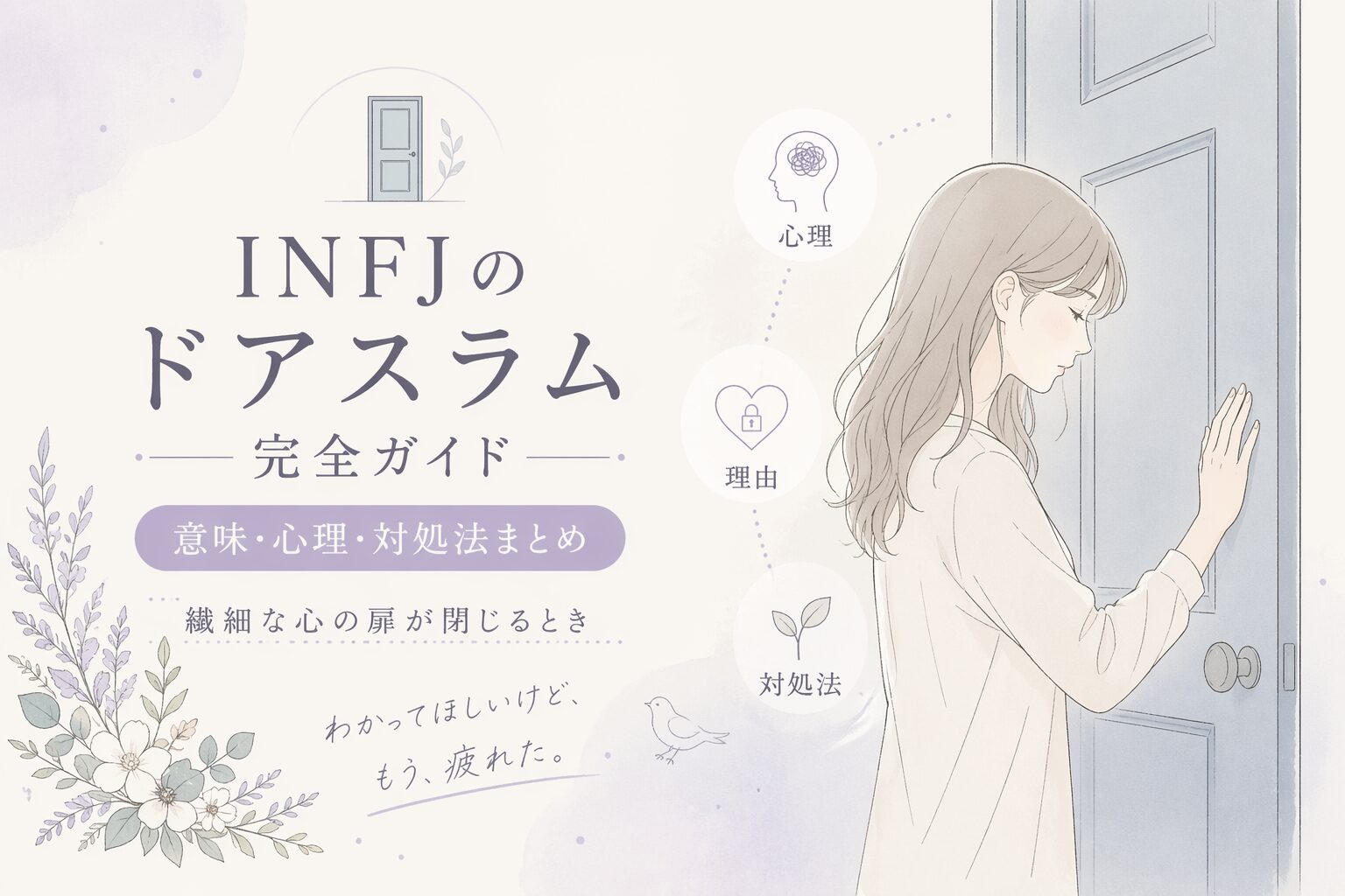 INFJドアスラム完全ガイド｜意味・心理・対処法まとめ徹底解説のイメージ図