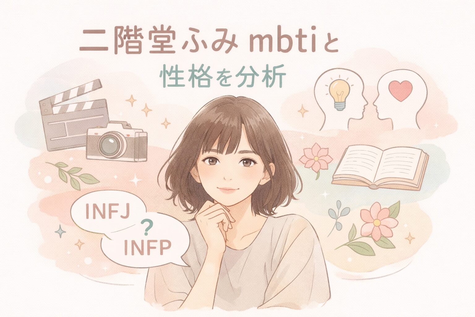 二階堂ふみのMBTIは？言動や性格の傾向からタイプを考察のイメージ図