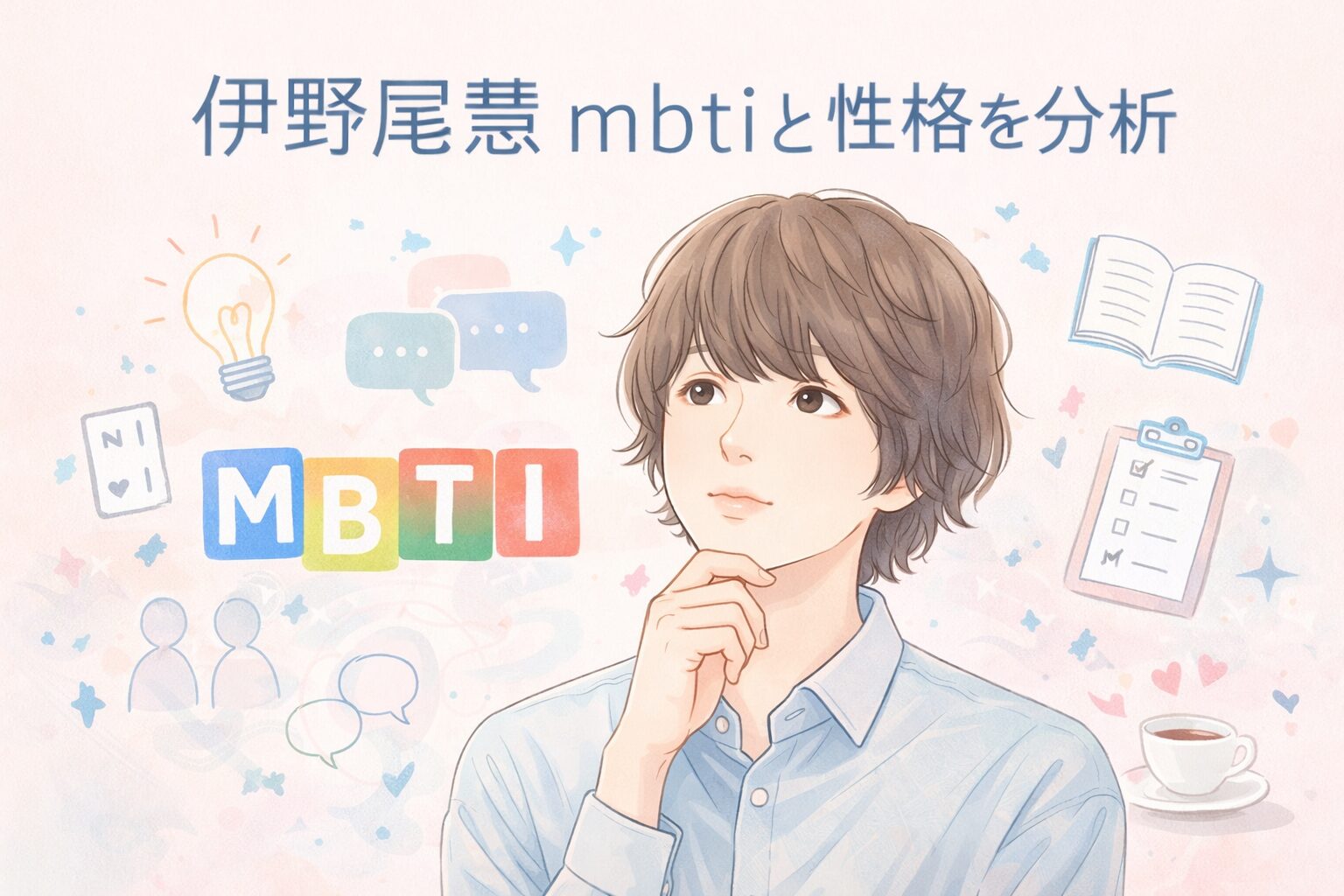 伊野尾慧（キテレツ）のMBTIタイプは？言動や性格の傾向から考察のイメージ図