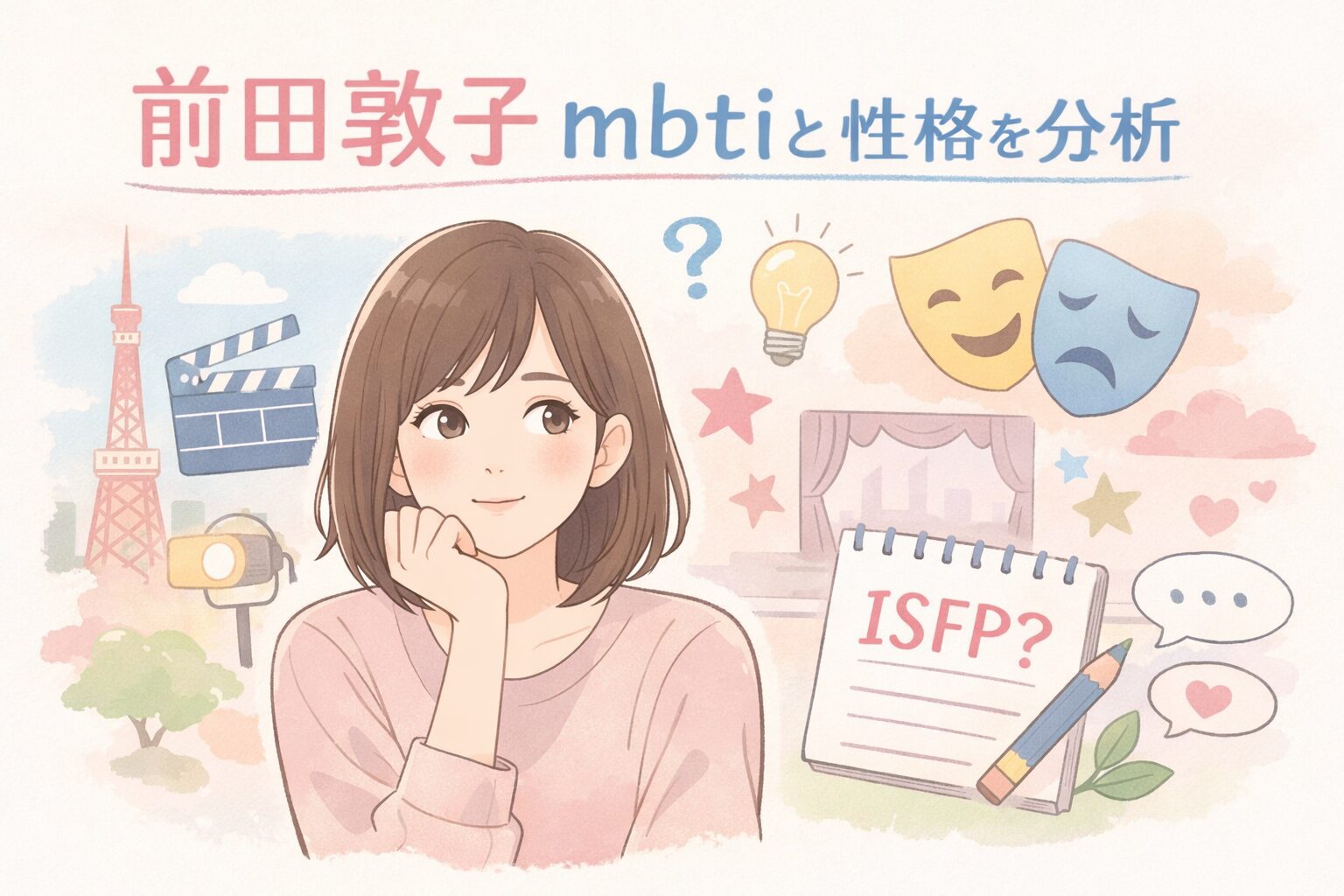 前田敦子のMBTIは？タイプ予想と性格の特徴まとめのイメージ